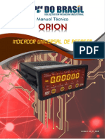 Guia técnico de instalação e operação do indicador de pesagem Orion