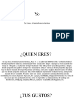 Yo: mis gustos, disgustos y quien soy en pocas palabras