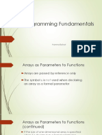 Arrays & Functions