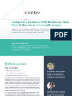 Loopio Customer Success Story HedgeServ