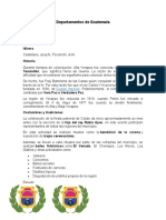 22 Departamentos de Guatemala Con Su Capital Idioma Historia Etc