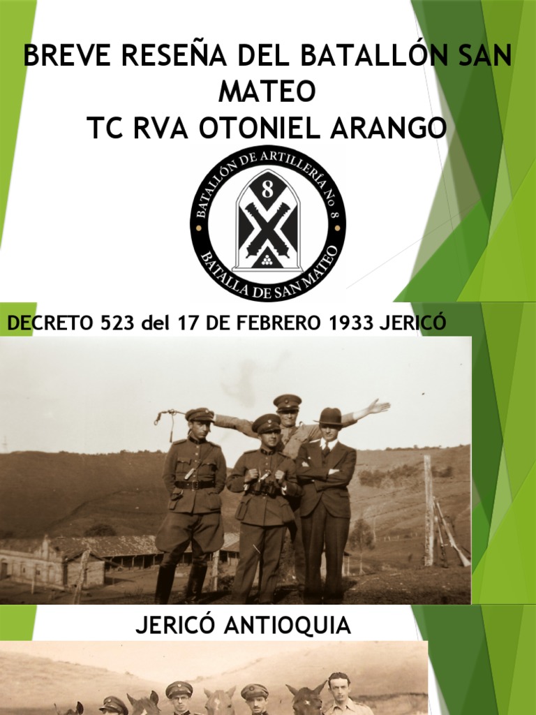 Breve Reseña Del Batallón San Mateo PDF