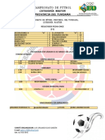 Campeonato Fútbol Master Tundama