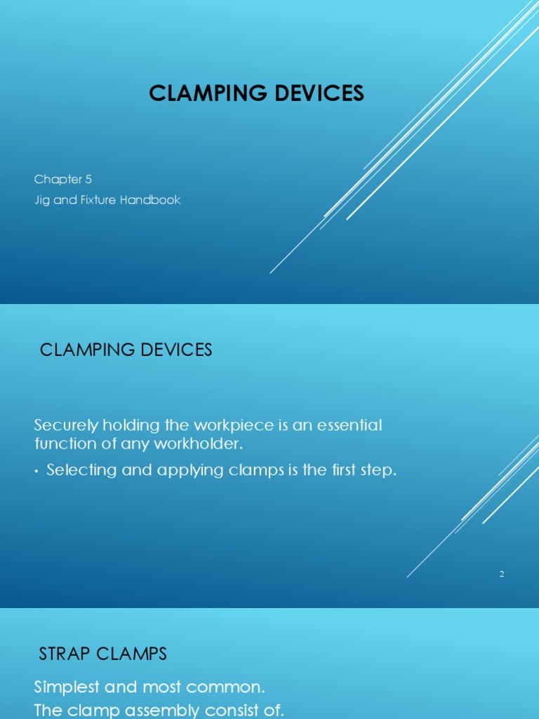 Types of Clamping Devices Explained | PDF