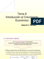 Tema 9. Introducción Al Crecimiento Económico