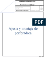 01-MMM-PR-01 Procedimiento de Montaje de Perforadora