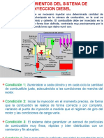 Requerimientos Del Sistema de Inyeccion Diesel