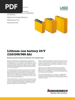 Data Sheet 24 V Batterie Data