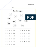 Ficheiro de Leitura - Ditongos