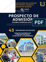Prospecto Cepreuna 2022-II