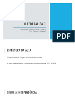 FES I - Aula 19 - Federalismo