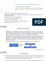 Presupuesto obra: costos directos, indirectos, utilidad e IGV