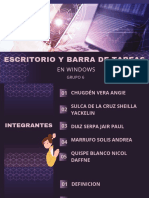 Escritorio y Barra de Tareas en Windows - Grupo 6