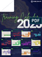 2023 PSME Training Calendar
