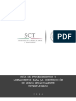 Guía de Procedimientos y Lineamientos Para La Construccion de Muros Mecanicamente Estabilizados Sct