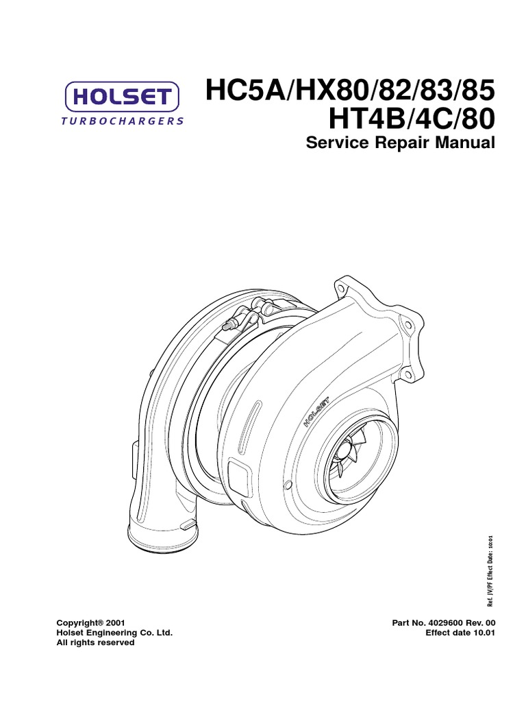 HC5A | PDF | Internal Combustion Engine | Turbocharger