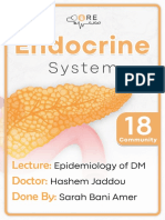 Epidemiology of DM: Prevalence, Risk Factors & Prevention