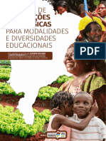 Caderno de Orientações Pedagógicas para Modalidades e Diversidades Educacionais. 