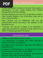 Chapter 5 Decision Theory