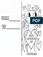 Pete The Cat Valentines Card Fun Activities Games 141129