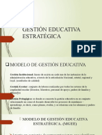 Gestión Educativa Estratégica