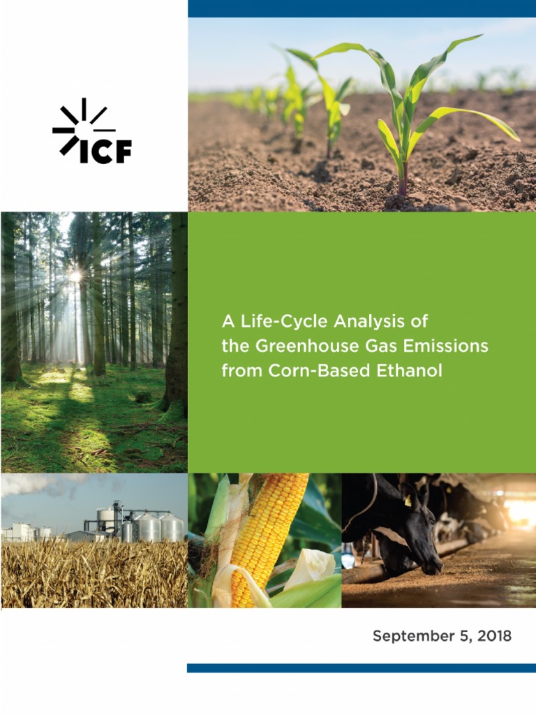 LCA of Corn Ethanol 2018 Report PDF Life Cycle Assessment Ethanol