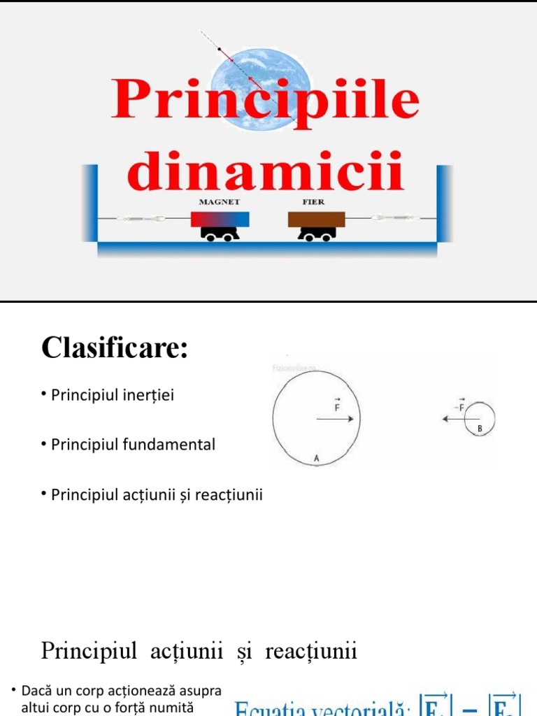 Principiile Dinamicii | PDF