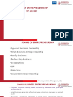 Forms of Entrepreneruship PDF