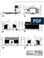 Corte A-A' Pabellon 1 Corte B-B' Pabellon 1: Aula 1 Vereda Aula 2 Vereda Vereda