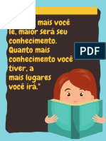 A importância da leitura para ampliar conhecimentos