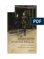 Wojenne Związki. Polki I Niemcy Podczas Okupacji - Maren Roger