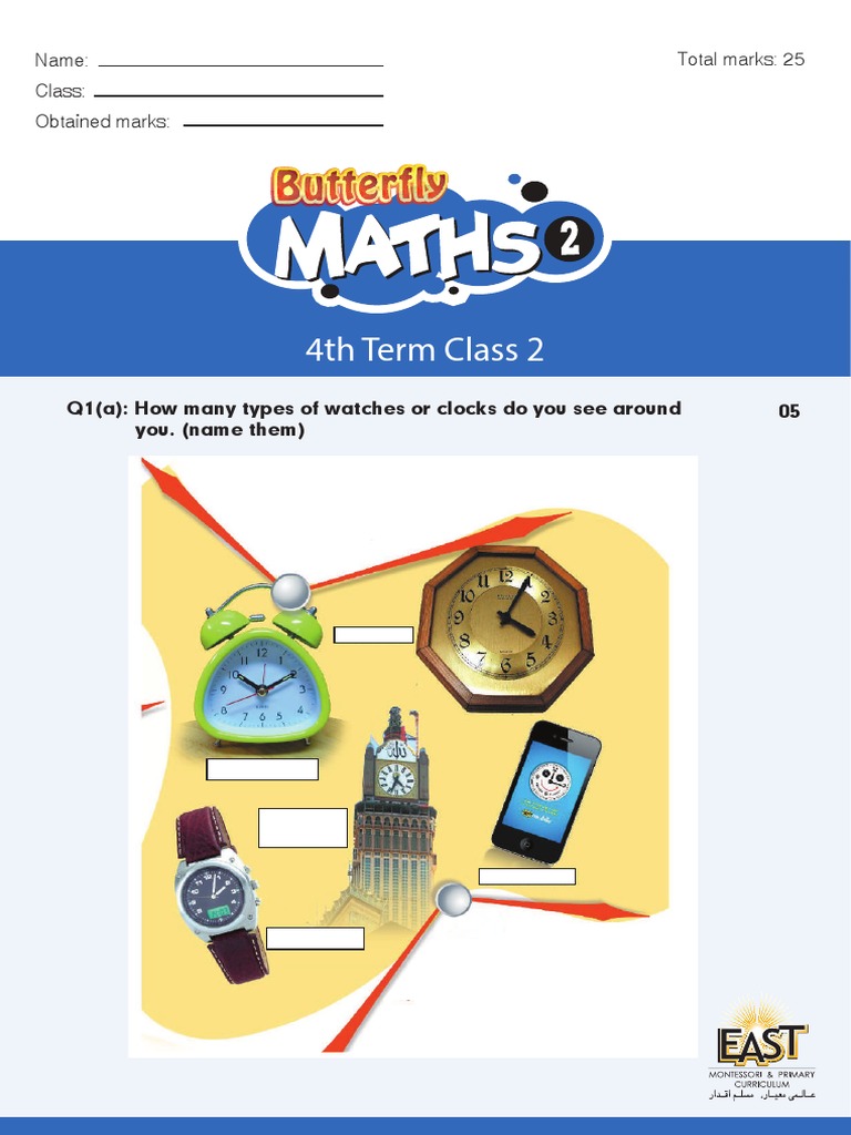 Class 2 Math 4th Term - Compressed | PDF