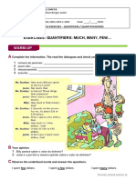 Quantifiers 1º Ano Giacca