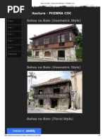 Bahay Na Bato - History of Architecture - PHINMA COC