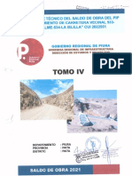 Exp. Tecn. Del Saldo de Obra Pip La Islilla - Tomo Iv