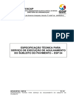 Especificação técnica para agulhamento de subleito