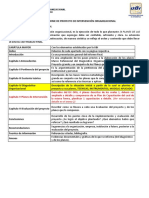 Esquemas Trabajo Final Proyecto y Planes de Intervencion Organizacional