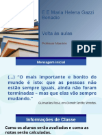 1 Aula 1.1 Aula de Apresentação Disciplina Educação e Sondagem Oralmente