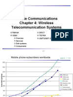 Wireless Communications Systems Overview