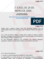 LEI #5.810, DE 24 DE Janeiro de 1994: Nexos/lei 5810-RJU PDF