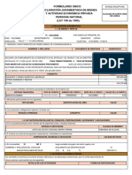 Declaración juramentada de bienes y rentas