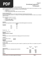 Chapter 5. An Introduction Investment Appraisal Techniques