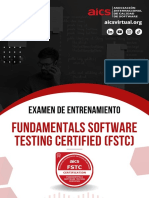 Entrenamiento Software Testing Fundamentals Certified STFC