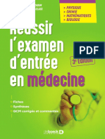 Réussir L'examen D'entrée En: Médecine