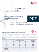 Unidad 1 Sem 2-2 - Formulación PL 03 Distribución IO - 1 20172 UPC PG