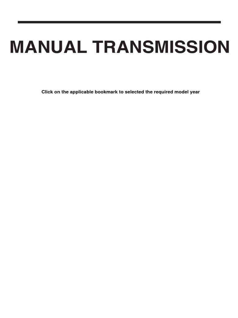 Mitsubishi Manual Transmission PDF Manual Transmission Clutch