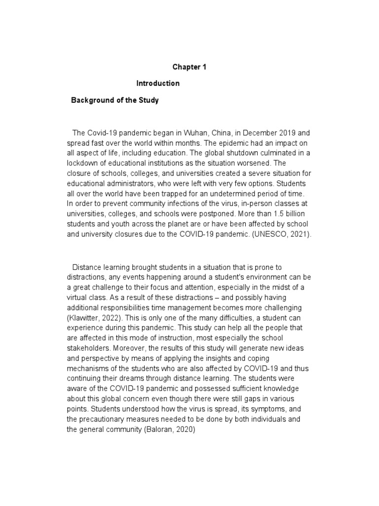 Student Experiences in Pandemic Learning | PDF | Educational Technology ...