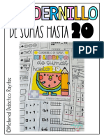 Cuadernillo de Sumas Hasta 20