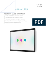 Webex Board 85s With Wallmount Installation Guide