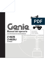 manual de operacion genie Z45/25